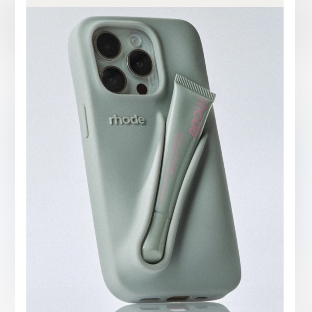 Rhode Gray Phone Case with Lip Balm Holder iPhone 13